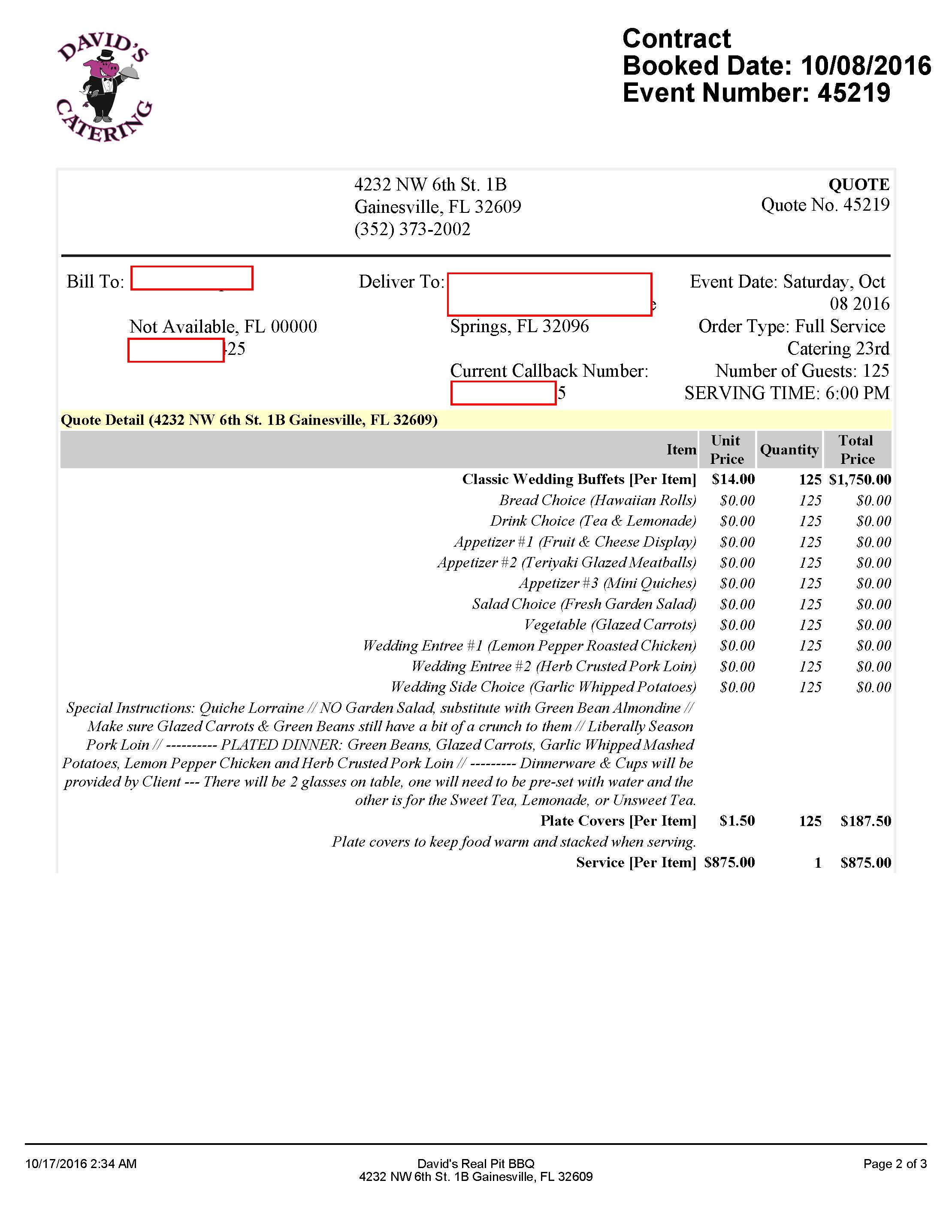 Catering Proposal Sample Guaranteed to Book More Sales With Regard To Catering Proposal Template